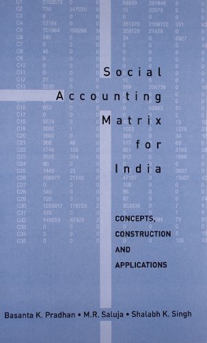 Social Accounting Matrix for India: Concepts, Construction and Applications