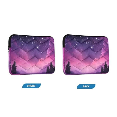 Funda para portátil 13-14 pulgadas resistente al agua morada miniatura 2