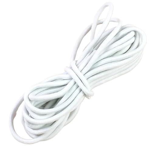 5mm Multi Elastic Drawstring Cords Replacement 2/5/10m Hairband Sewing