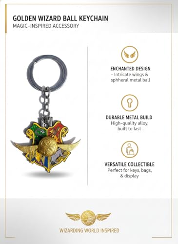 Image of Fashion fusion Harry Potter Rotating Metal Keychain for Car & Bike | Metallic Rotating Unique Keychain Keyring for Gifting