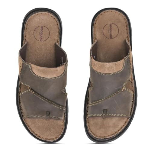 Image of Woodland MEN DBROWN SLIPPERS