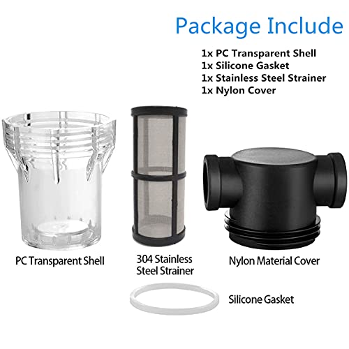Autorocking 1/2" Female Npt In-Line Strainer With 100 Mesh Stainless Steel Filter Screen (Mwp 150 Psi) #TOP5