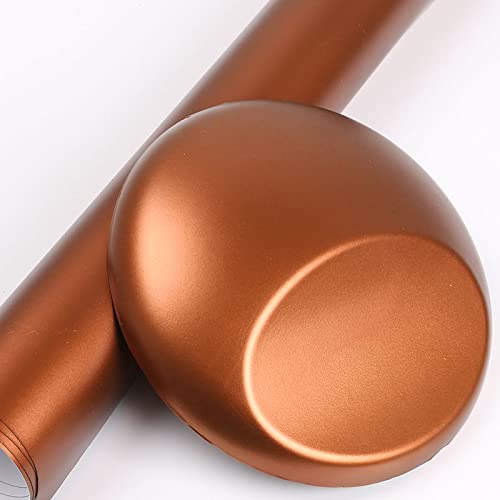 Image of CVANU Air Release Brown Matte Chrome Metallic Car Vinyl Vehicle Wrap CV-15 12''x100''inch
