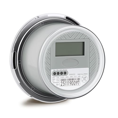 240V 2-Wire Digital KWH Meter for RV and Home