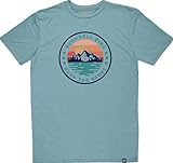 Bushnell Disc Golf Graphic T-Shirt, Push The Sport, Mountain Range, Large, Slate