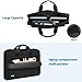 TECOOL 17 Inch Laptop Bag,17 Inch Laptop Case with Shoulder Strap for Men Women Business Messenger Computer Bag For 17-17.3" Lenovo Acer Asus Dell HP Notebook,17.3" Waterproof Briefcase for Work,Black