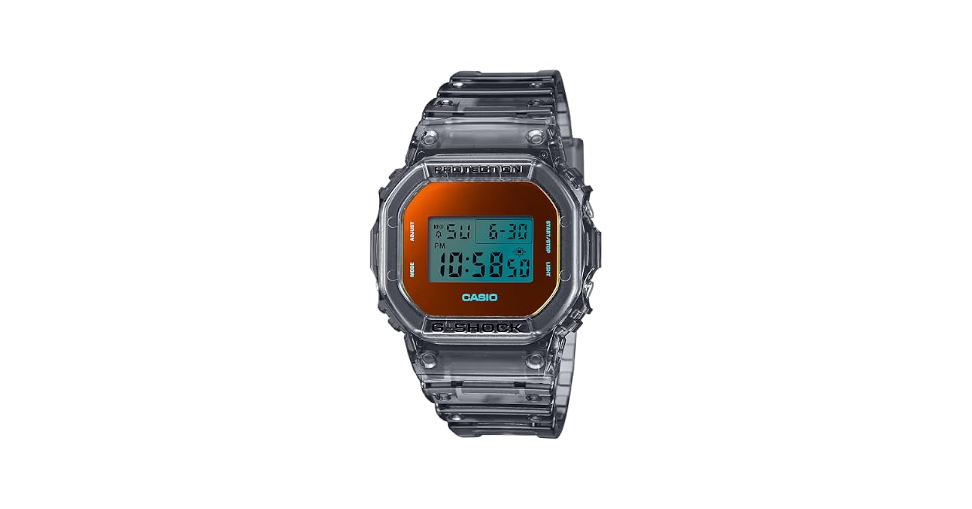 Amazon | カシオ G-Shock ビーチタイムラプス 半透明グレー