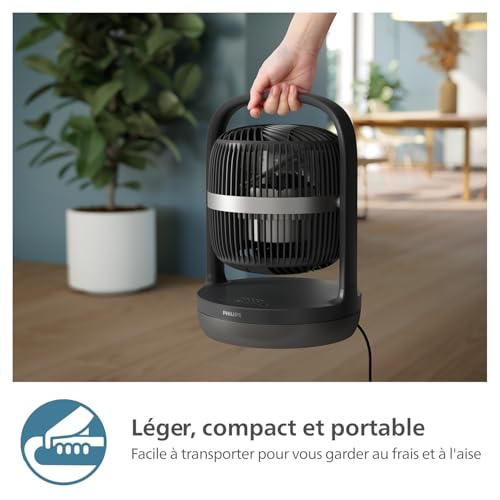 Ventilateur de Table PHILIPS CX3050/01 – 738 m³/h, Silencieux 23 dB - vue 6