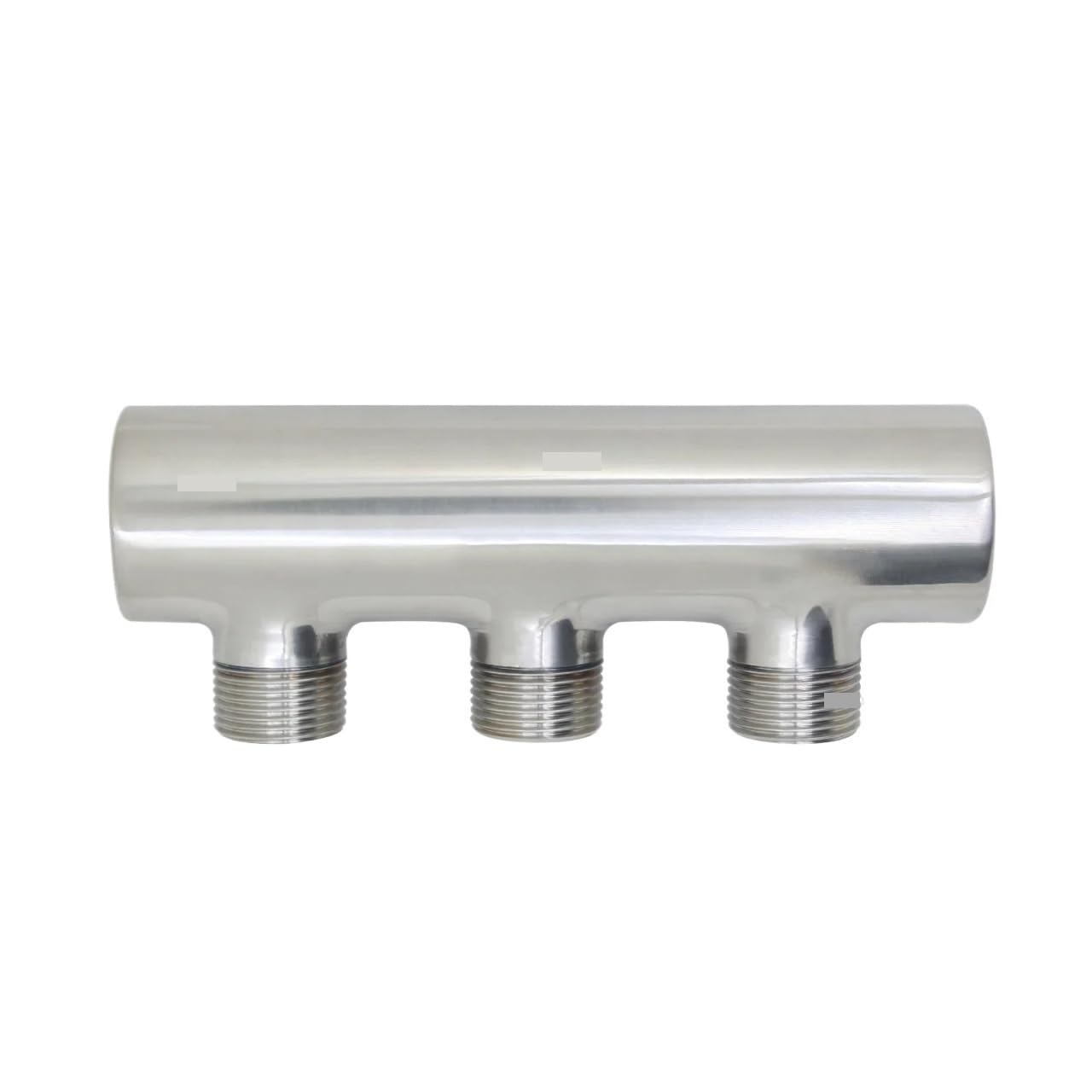 Collettore di distribuzione dell'acqua in acciaio inossidabile da 1" 3/4" for sistema di riscaldamento a pavimento 2-10 vie, un'estremità aperta(3-way)