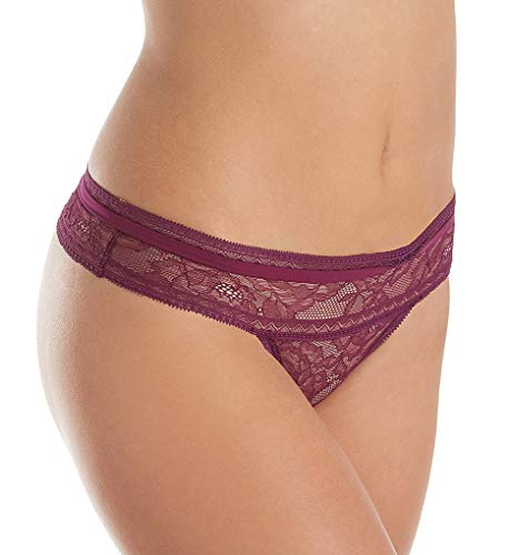 El Mejor Listado de Calvin Klein Obsessed los 5 más buscados. 46 Calvin Klein CK Black Obsess Tanga, Ciruela Brillante, L