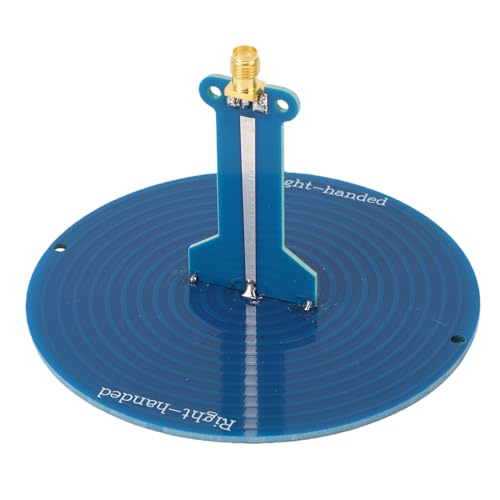Yanmis Antena UWB, Antena Espiral de Banda Ancha de 942 MHz a 6,5 ​​GHz con Polarización Circular Izquierda, para Análisis de Espectro de Localización de Dirección