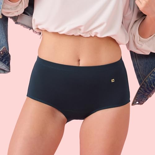 Image of Enamor Women's Cotton Blend Classic Solid Briefs