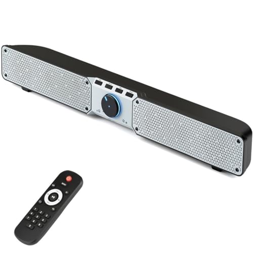 VejiA Barra de Sonido Altavoz portátil de 20 W Columna de Altavoces estéreo subwoofer con Control Remoto para computadora TV PC