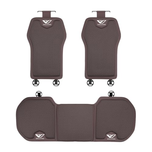 【ヴェルファイア 専用】 カーシートカバー アイスシルク生地 厚型 カーシート クッション Vellfire カスタム 20系 30系 40系 50系 車用 シートカバーセット 車 座布団 お尻クッション 通気性 前座席用/後部座席用 汚れ防止 カー用品