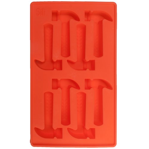 Molde de silicona para cubos de hielo con forma de martillo miniatura 1