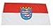 Produktbild Original Handycop® Flagge Fahne F91504 Hessen Landesflagge mit Wappen Landesdienstflagge 90 x 150 cm - wetterfeste Qualität