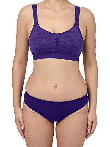 Image of SGC SWEDEN Women's Purple Sport Bra Set /Lingerie Set