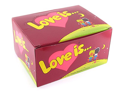 Bubble Gum Love Is Cerise-Citron idéal pour vos buffets de mariage et candy bars