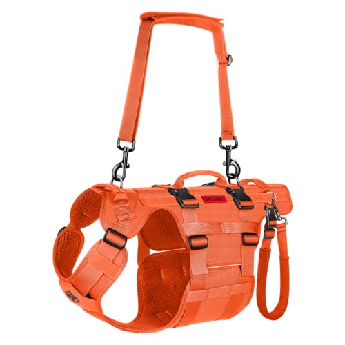 Image of OneTigris Dog Lift Harness for Large Dogs, Dog Hip Support Brace, Full Body Dogs Lifter with Handles Invictus Multifunctional Mobility Assistance Vest for Back Legs