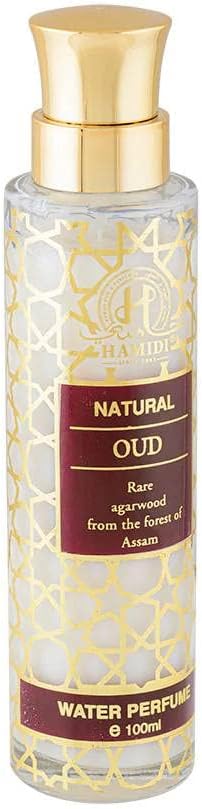 Natural Oud Water Perfume Spray 100 ml/ 3.4 oz Alcohol Free Fragrance Natural Extracted Oil (Natural Oud)