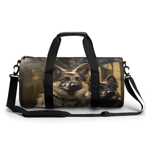 Sac de week-end imprimé berger allemand pour vos escapades