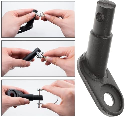 Fahrradanhänger Kupplung Fahrrad Anhängerkupplung Anhänger Adapter Hundeanhänger mit Sicherungsstift Fahrrad Hänger Kupplung Hundefahrradanhänger Hunde Anhänger Hundewagen 2Set