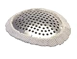 Graham-Field 1276GA W Grafco Fox Aluminum Eye Shield with Cloth Cover, White, Pack of 50