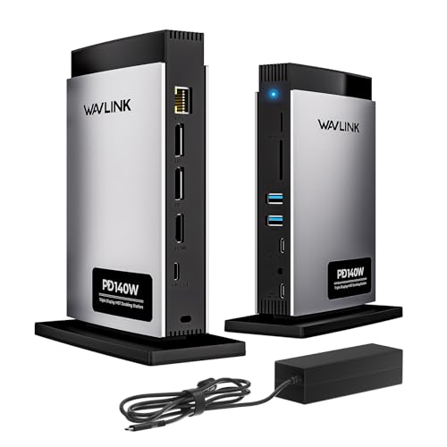 ドッキングステーション、3画面モード出力2DP+1HDMI+POWER Amazon.co.jp: WAVLINK11-in-1 USB-Cドッキングステーション、3