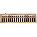 Vintage Style Wooden Abacus - 13.9 Inches (35.3 Centimeters) - Professional 17 Column Soroban Calculator with Reset Button - Made by Yellow Mountain Imports