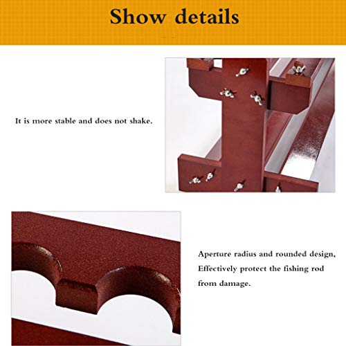 Espositore per Canna da Pesca in Legno Massello