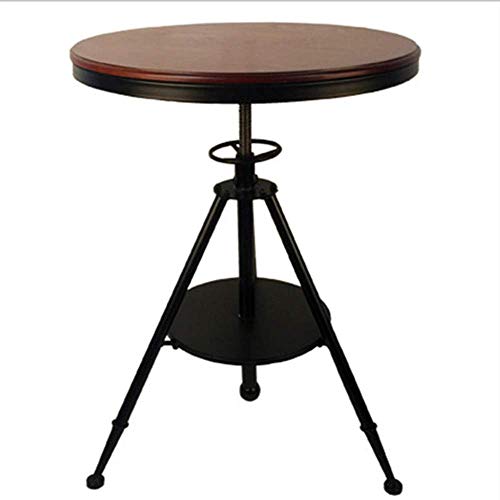 katylen-Side Table Side Table, Retro Stitching Liftable Side Table Woo katylen-Side Table Side Table, Retro Stitching Liftable Side Table Woo