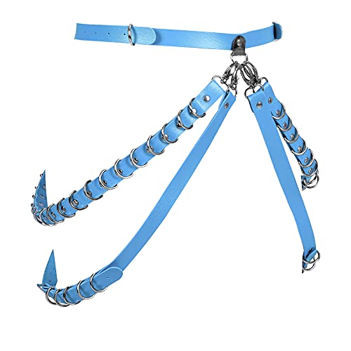 Leather strap Waist belt Body harness for women Dance Rock Photography Gothic Punk Festival rave Halloween3