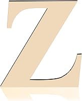 Vista 22 de Letras de madera en blanco de 12 pulgadas, letras de madera sin terminar de 1/4 pulgadas de grosor, letras decorativas del alfabeto para decoración