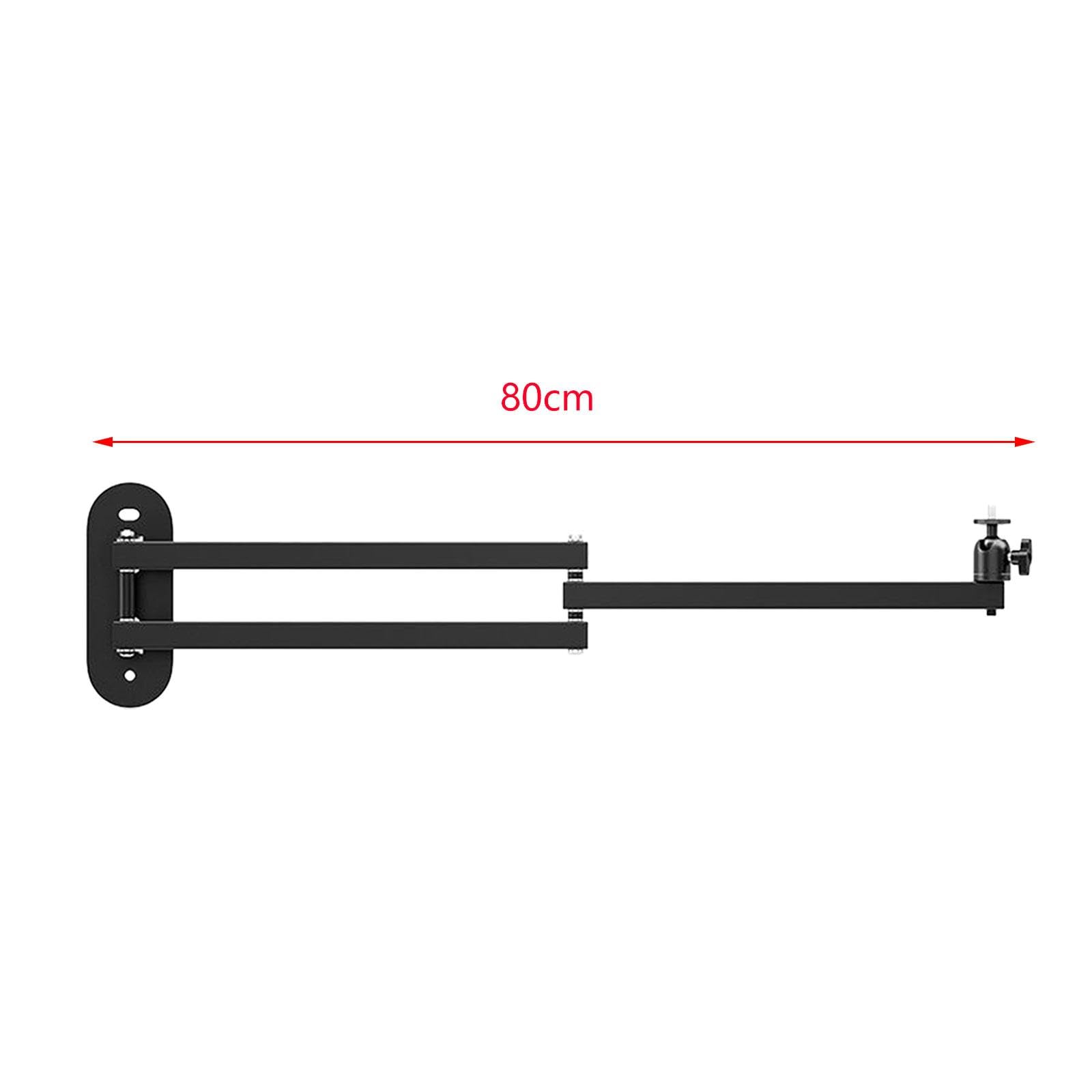 Soporte de pared para proyector de metal biaxial de 80 cm, biaxial de 80 cm