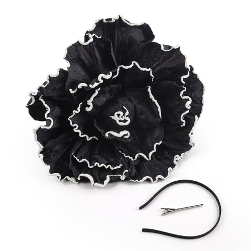 Coiffe florale légère de prestige et grand accessoire de fête formel