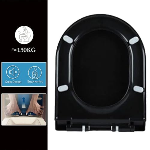 Abattant de toilette clipsable avec charnière réglable à 360° - 4