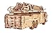 Wood Trick Rescue Firetruck Movable - Rotating Extendable Ladder - 3D Wooden Puzzles for Adults to Build - Rides up to 20 ft - Wooden Models Engineering DIY Project Mechanical Model Kit