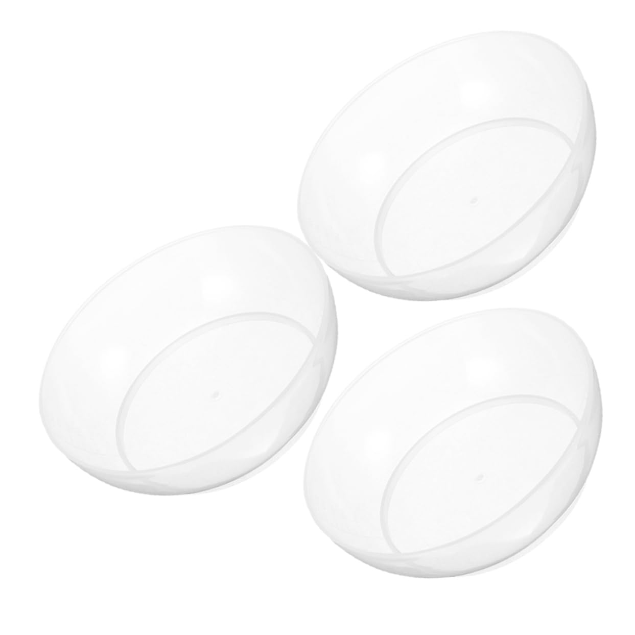 PRETYZOOM Food Scale Tray Set 3 Pack Plastic Weighing Bowl Measurement Lines Digital Scale Weighing Dish Kitchen Scale