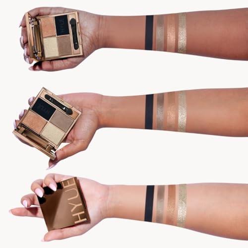 Image of HYUE AmplifEYE Eyeshadow Palette - 6 Shades |Nude Rebellion| Highly Pigmented Shades | Matte, Metallic, Satin & Foil | Long Lasting | Smooth Blendable Texture | All Skin Types