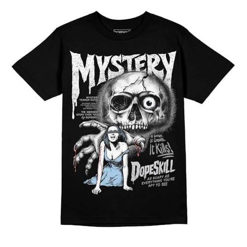 Image of DopeSkill Halloween Graphic Tee Streetwear Hip Hop Hypebeast Unisex T-Shirt Sneaker Colour Matching Shirts Spooky Graphic