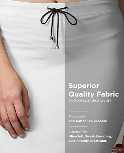 Image of ZORNITSA Cotton Lycra Saree Shapewear Petticoat for Women, Stretchable Saree Shaper Petticoat Inskirt, Shape wear Dress for Saree, Skirts