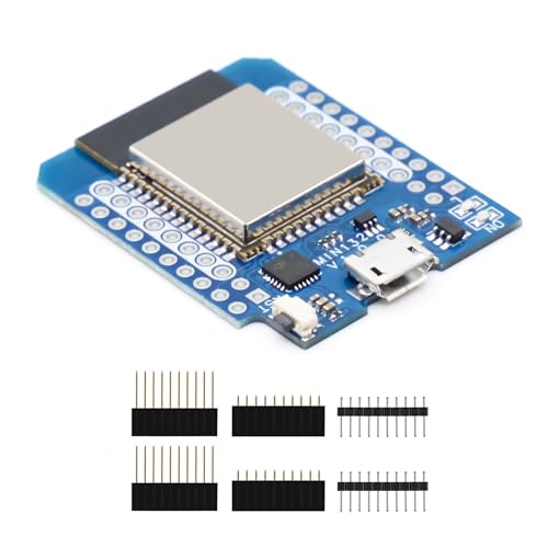 QIQIAZI ESP Mini modulo,ESP WiFi e Bluetooth BLE Scheda di Sviluppo,CP2014,5V,con Micro USB interfaccia,compatibile con Arduino