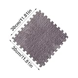 Ayuduots 5-20pcs Carpet Squares Puzzle Mat, Adjustable Interlocking Plush Foam Floor Mat for Home Decor Bedroom Playroom - Image 2