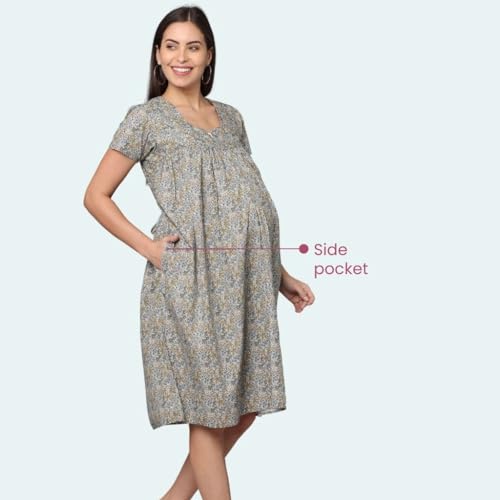 Image of Morph Maternity | Maternity Dresses for Women | Fits During Pregnancy & Post Pregnancy | Back Tie to Adjust