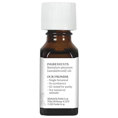 Aceite esencial Sandalwood 0.5 Fl Oz Aura Cacia miniatura 6