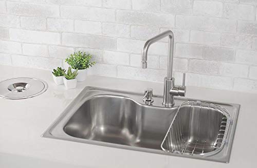 Dosador de Sabão Tramontina 94517004 Aço Inox com Recipiente Plástico