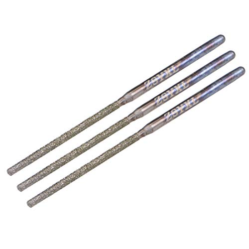 Mini fresas de diamante para taladro rotatorio 2.35mm 3 pcs miniatura 1