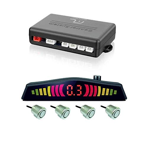 Multilaser Sensor De Estacionamento Emborrachado 4 Pontos 18Mm Conector Cinza - Au019