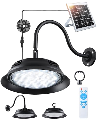 FabStyl Lampe Solaire Extérieure Intérieure avec Télécommande Minuterie, 3 Températures de...