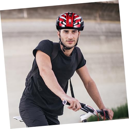 Casco de bicicleta rojo Veemoon de espuma para ciclismo y patinaje 7